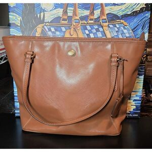 Coach Cross Grain Leather Shoulder Bag - EUC